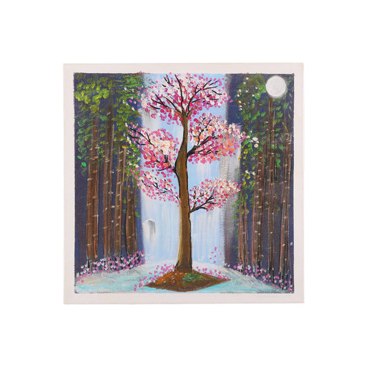 Whispers of Spring – Hand-Painted Acrylic Canvas